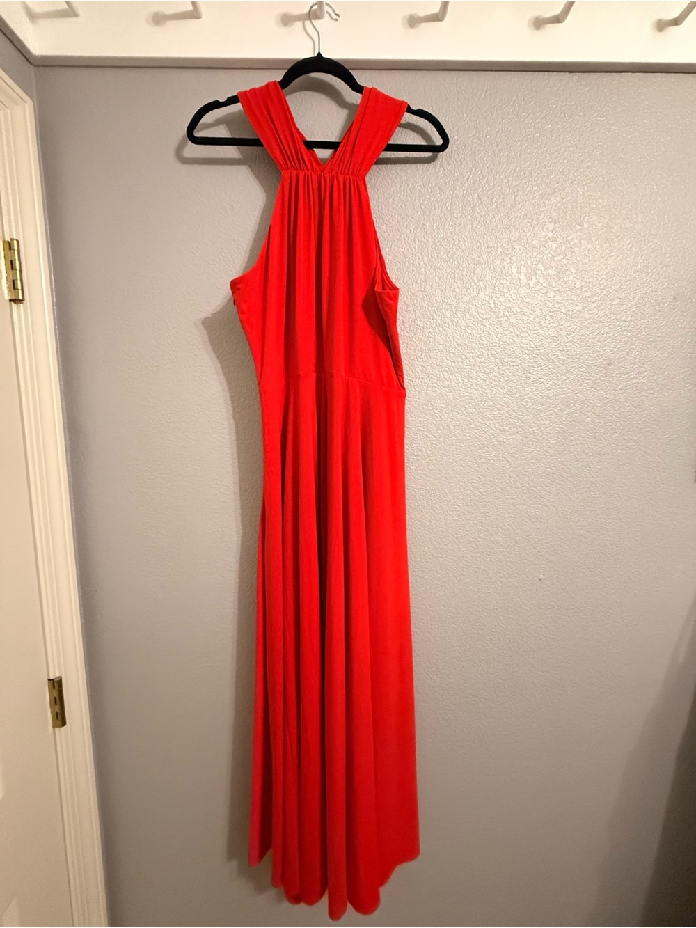 Ann Taylor Red Halter-Neck Dress - Picture 3 of 9